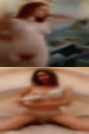 Naked girl period