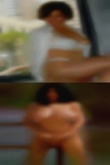 Woman long labia pussy lips