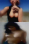 Woman's looking fuck sign